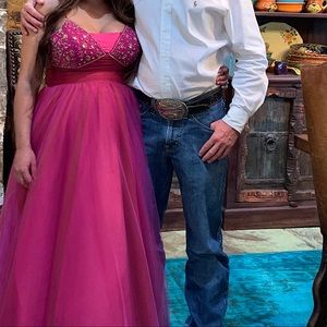 Hot pink cupcake dress